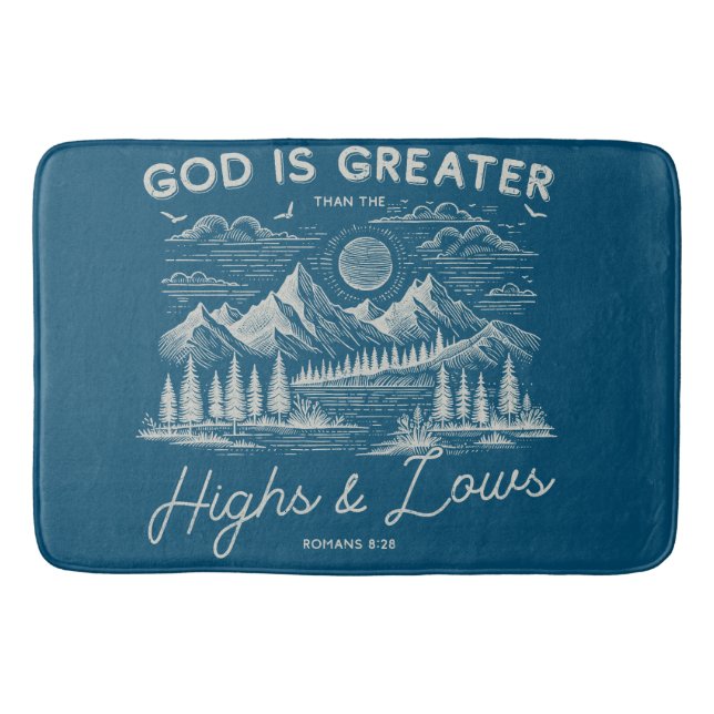 Christlicher Bathmat Badematte (Vorderseite)