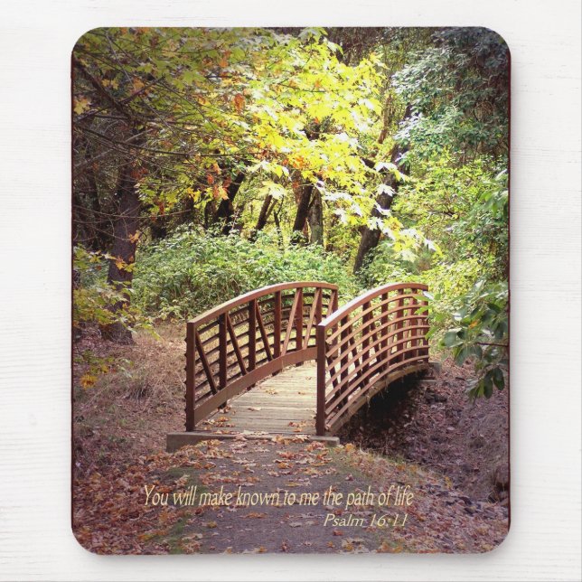 Christlicher Bibel-VersScripture Creationarts Mousepad (Vorne)