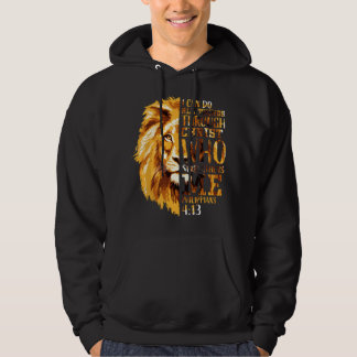 Christlicher Bibelvers Löwen Männer Ehemann Hoodie