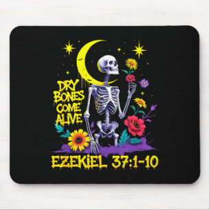 Christlicher Bibelvers Trockene Knochen werden leb Mousepad