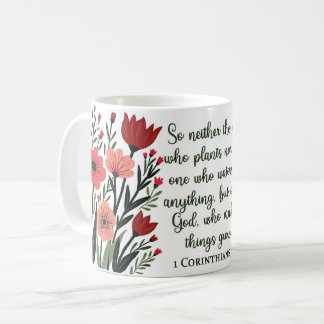 Christlicher Blumengestalteter Becher Kaffeetasse