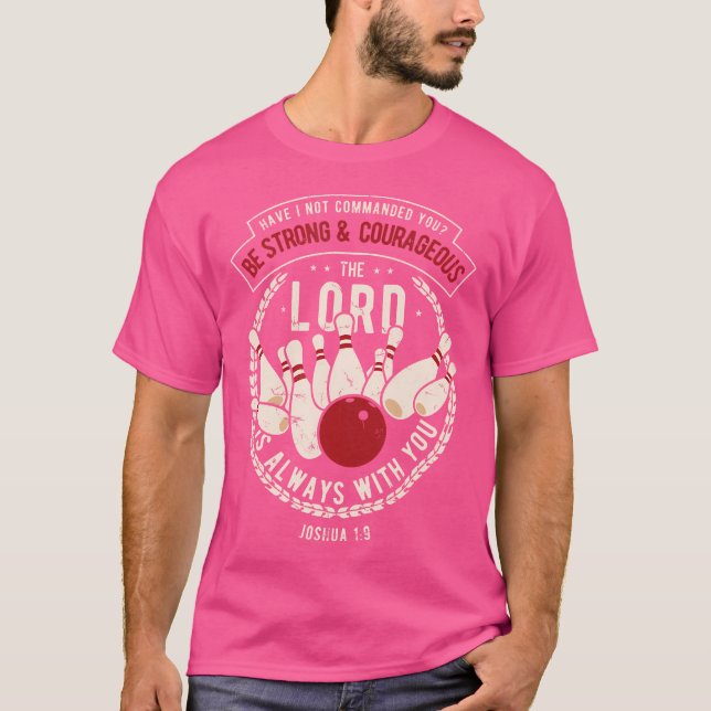 Christlicher Bowling T-Shirt (Vorderseite)