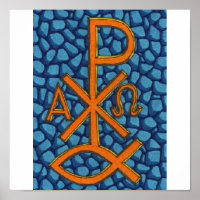 Christlicher Chi-Rho-Fisch