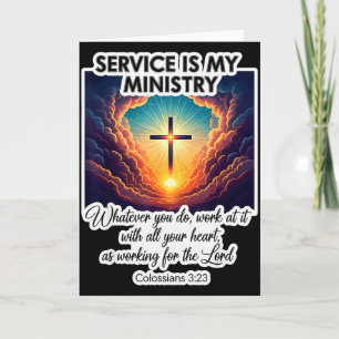 Christlicher Dienst ist mein Dienst, anderen zu di Karte