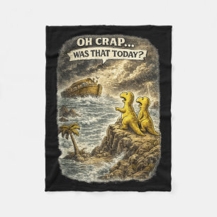 Christlicher Dinosaurier Humor Jesus Dinos Design  Fleecedecke