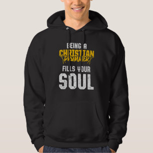 Christlicher Drummer Church Worship Drum Player 32 Hoodie