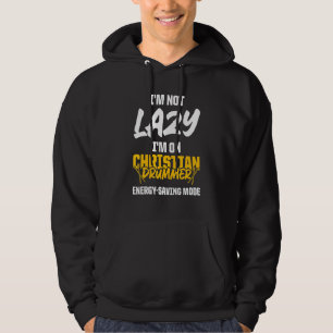 Christlicher Drummer Church Worship Drum Player 61 Hoodie