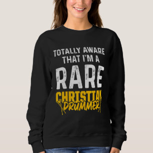 Christlicher Drummer Church Worship Drum Player 63 Sweatshirt