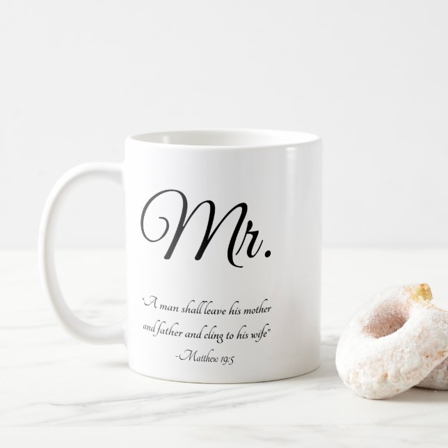 Christlicher Ehemann Kaffeetasse (Mit Donut)