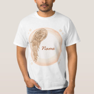 Christlicher Engel mit einem Flügel T-Shirt