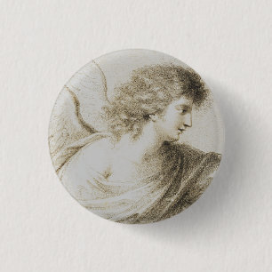 Christlicher Engel von Francesco Bartolozzi Button