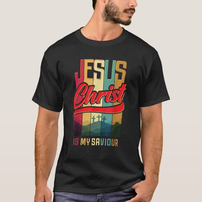 Christlicher Entwurf Jesus Christus ist mein Erret T-Shirt (Vorderseite)