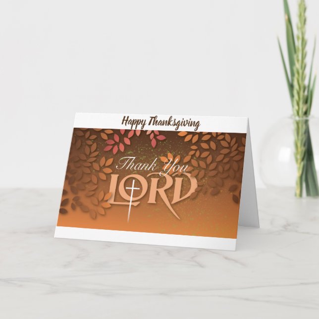 Christlicher Erntedank Feiertagskarte (Vorderseite)
