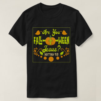 Christlicher Fall Halloween Art Männer Foll-o-ween T-Shirt