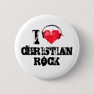 Christlicher Felsen der Liebe I Button