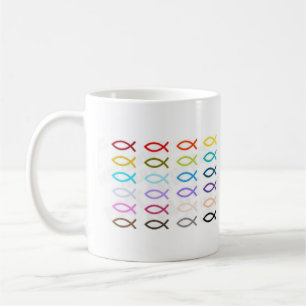 Christlicher Fisch Kaffeetasse
