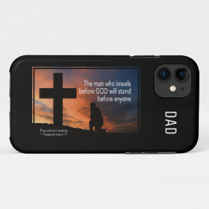 Christlicher Gebet-MANN, DER VOR GOTT KNIELT Case-Mate iPhone Hülle