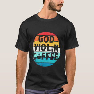 Christlicher Geiger Kirchenanbetung Geigenspieler  T-Shirt