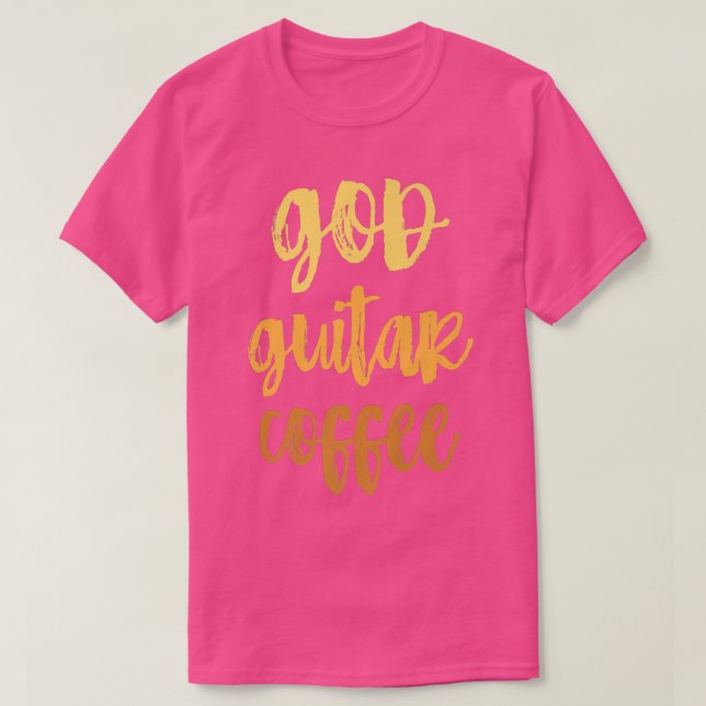 Christlicher Gitarrenspieler15 T-Shirt (Design vorne)