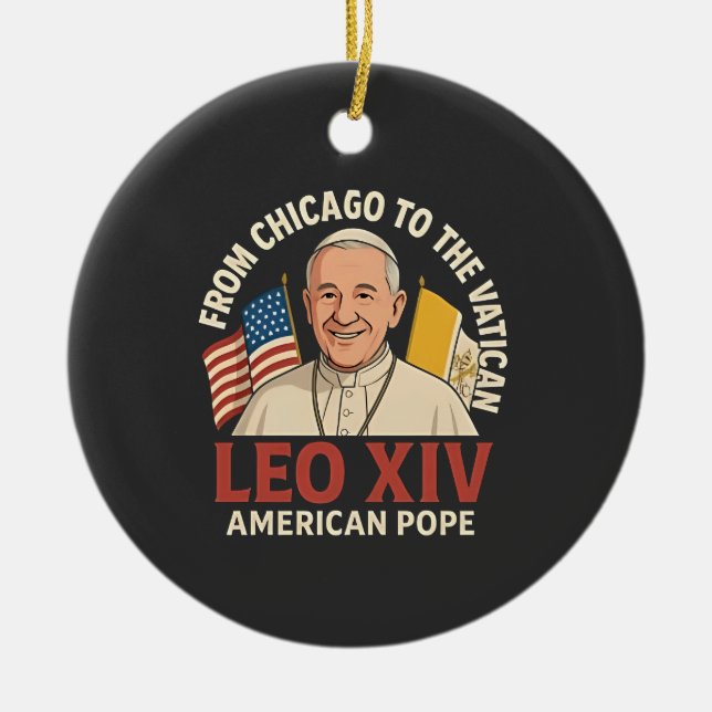 Christlicher Glaube an die katholische Kirche Keramik Ornament (Vorne)