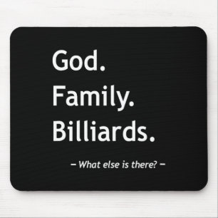 Christlicher Glaube Christentum Familie Billard Mousepad