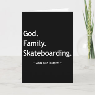 Christlicher Glaube Christentum Skater Gott Famili Karte