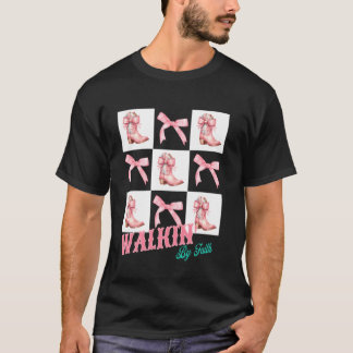 Christlicher Glaube Cowgirl Western Rosa Stiefel S T-Shirt
