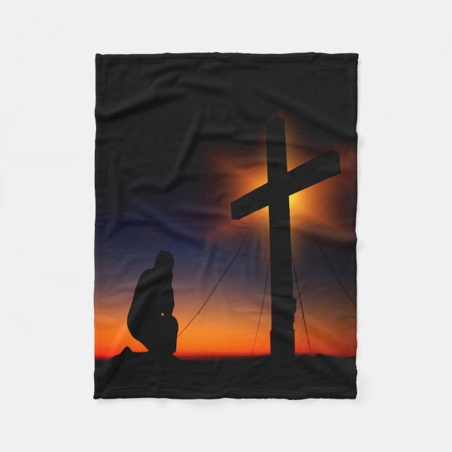 Christlicher Glaube Fleecedecke (Vorderseite)