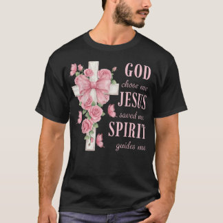 Christlicher Glaube Gott hat mich auserwählt Jesus T-Shirt