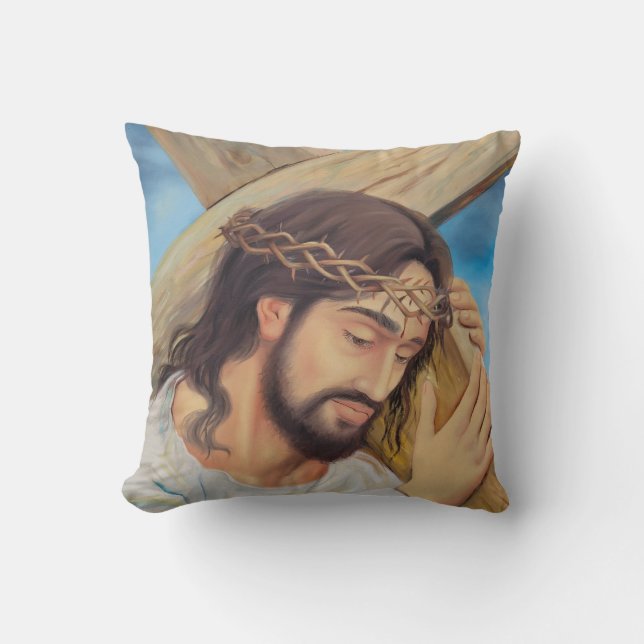 Christlicher Glaube Jesus Christus Kissen (Vorderseite)