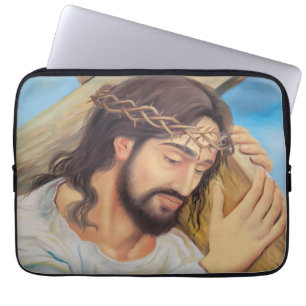 Christlicher Glaube Jesus Christus Laptopschutzhülle