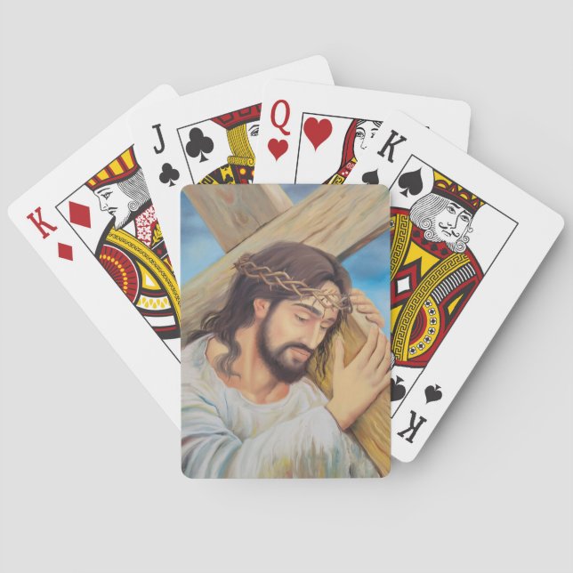 Christlicher Glaube Jesus Christus Spielkarten (Rückseite)