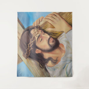 Christlicher Glaube Jesus Christus Wandteppich