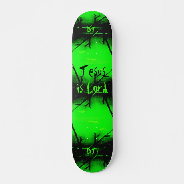 Christlicher Glaube Jesus ist Lord Skateboard (Vorne)