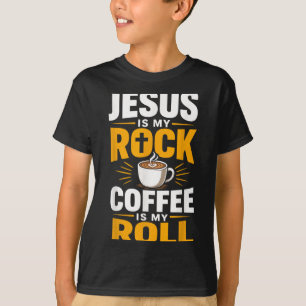 Christlicher Glaube Jesus Kaffee Morgen Gebet T-Shirt