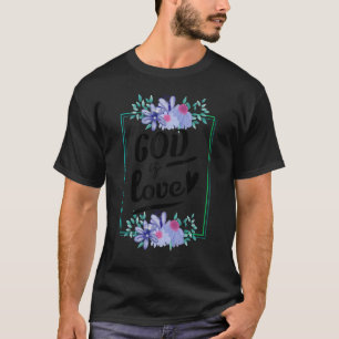 Christlicher Glaube Jesus Religion ist Liebe T-Shirt