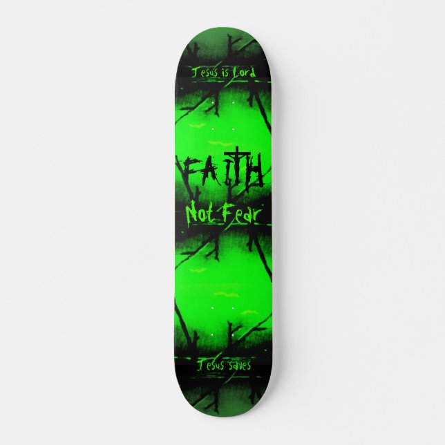 Christlicher Glaube Jesus Skateboard (Vorne)