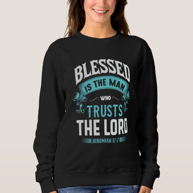 Christlicher Glaube Jesus Sweatshirt (Vorderseite)
