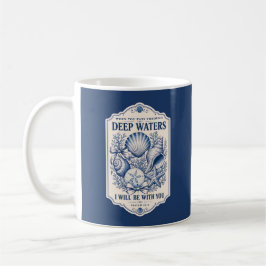 Christlicher Glaube Küstenreligiöser Bibelvers Kaffeetasse