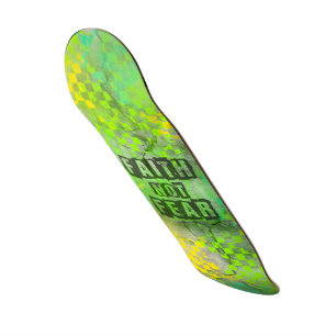 Christlicher Glaube nicht Angst Skateboard-Design Skateboard