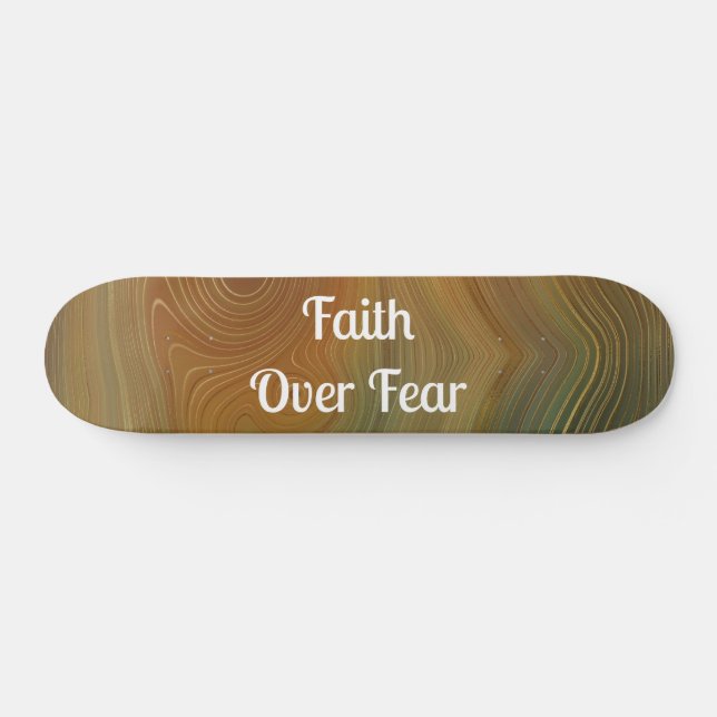 Christlicher Glaube Skateboard (Horizontal)