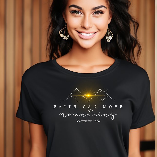 Christlicher Glaube Sonnenaufgang in den Bergen We T-Shirt (Von Creator hochgeladen)