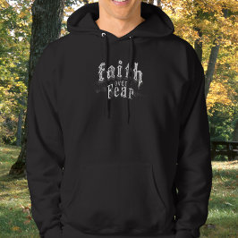 Christlicher Glaube über Angst zerstört Hoodie