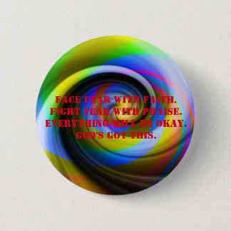 Christlicher Glauben-Knopf Button