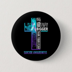 Christlicher Glaubenssatz für Mental Health Suizid Button