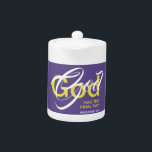 Christlicher GOD ENDGÜLTIG SAY Bibel Lila KLEIN 11<br><div class="desc">Genießen Sie Ihr warmes Getränk morgens, mittags und abends mit dieser stilvollen Scripture Monogram Tasse. Modernes Design beinhaltet die Nachricht "GOTT HAT DIE ENDGÜLTIGE SAY", die sich auf die Sprichwörter 16:1 bezieht. Alle Texte sind vollständig anpassbar, sodass Sie mit Ihrem eigenen Monogramm oder Lieblings-Bibelvers oder -Text personalisieren können. Matching-Elemente verfügbar....</div>