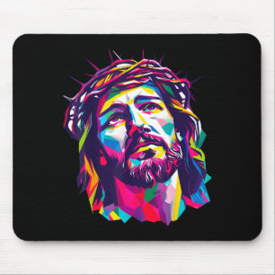 Christlicher Gott Christus Religiös Glauben Gesegn Mousepad