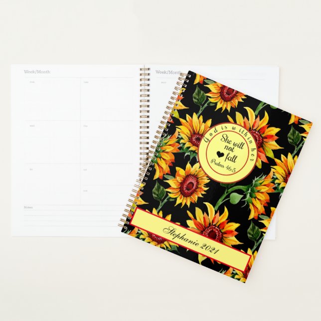 Christlicher Gott ist in ihrem Fall Sonnenblume 20 Planer (Anzeige)