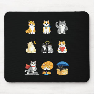 Christlicher Gott sagt Katze Jesus Bibelvers Glaub Mousepad