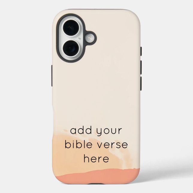 Christlicher Handycase - Bearbeitung iPhone 16 Hülle (Rückseite)